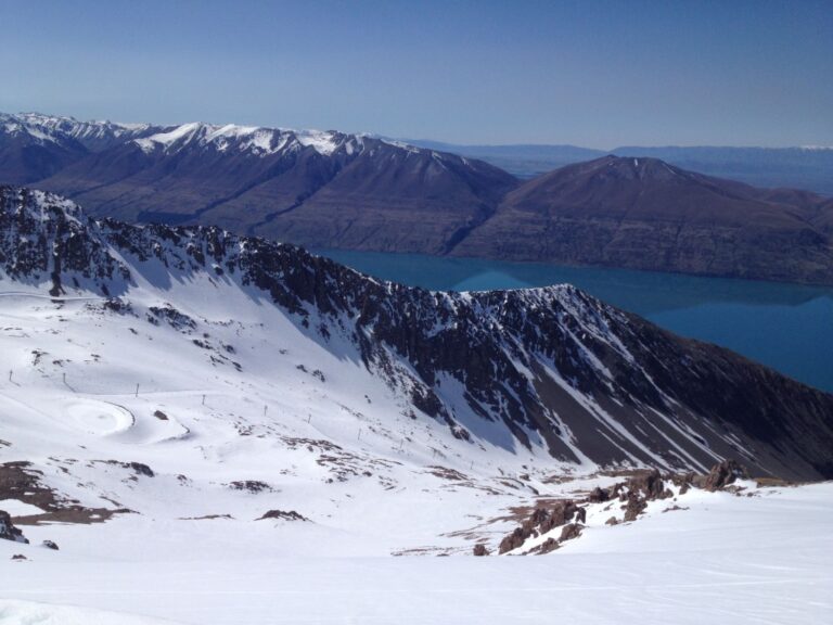 Looking back towards Lake Ohau and Lodge