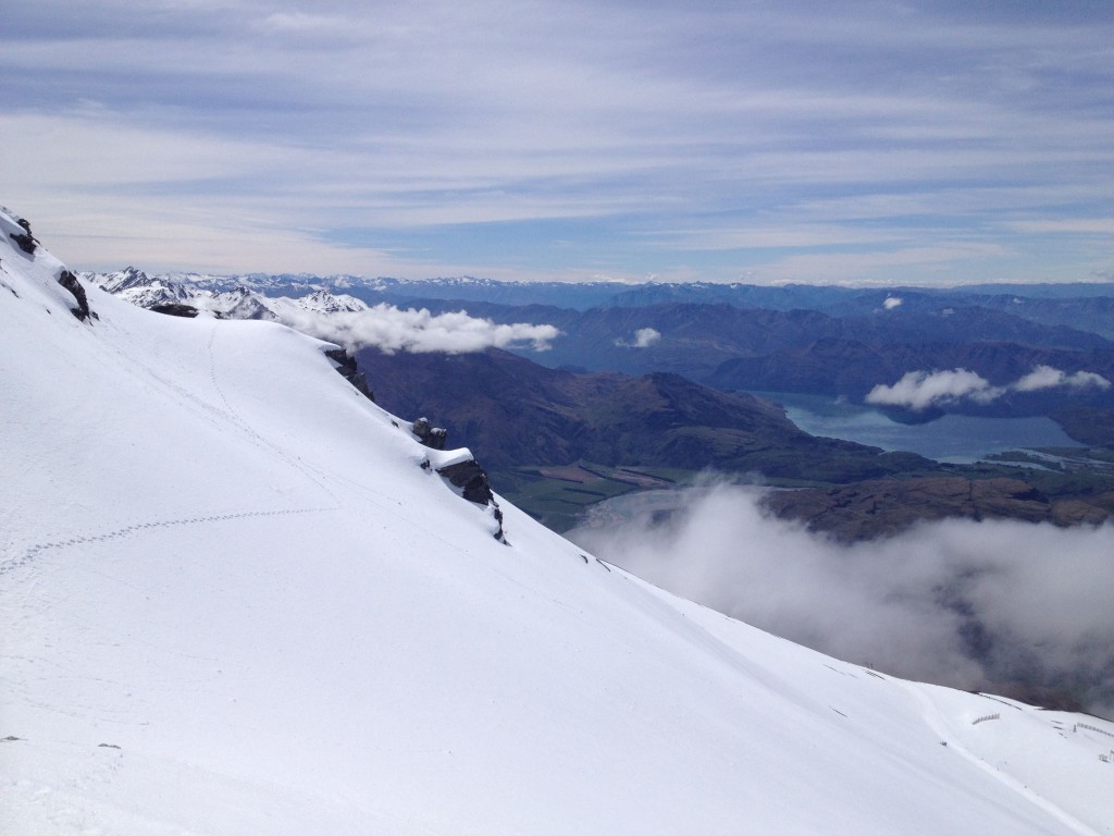 Having the backside of Treble Cone all to myself