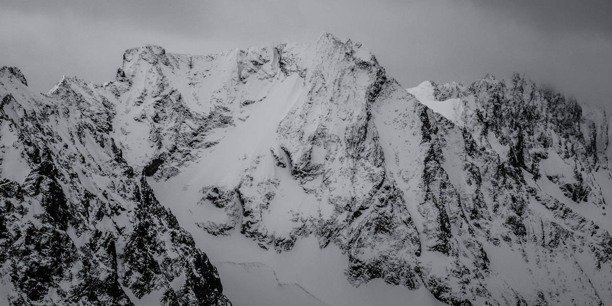 Looking at the North Face of Mount Fernow outside of Holden Village