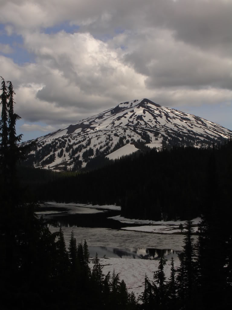 view of Mount Bachelor from Todd Lake