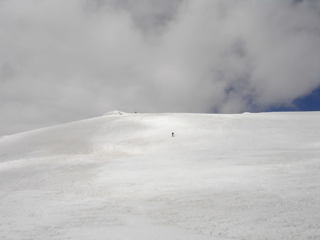The last pitch to the summit of Mount Adams