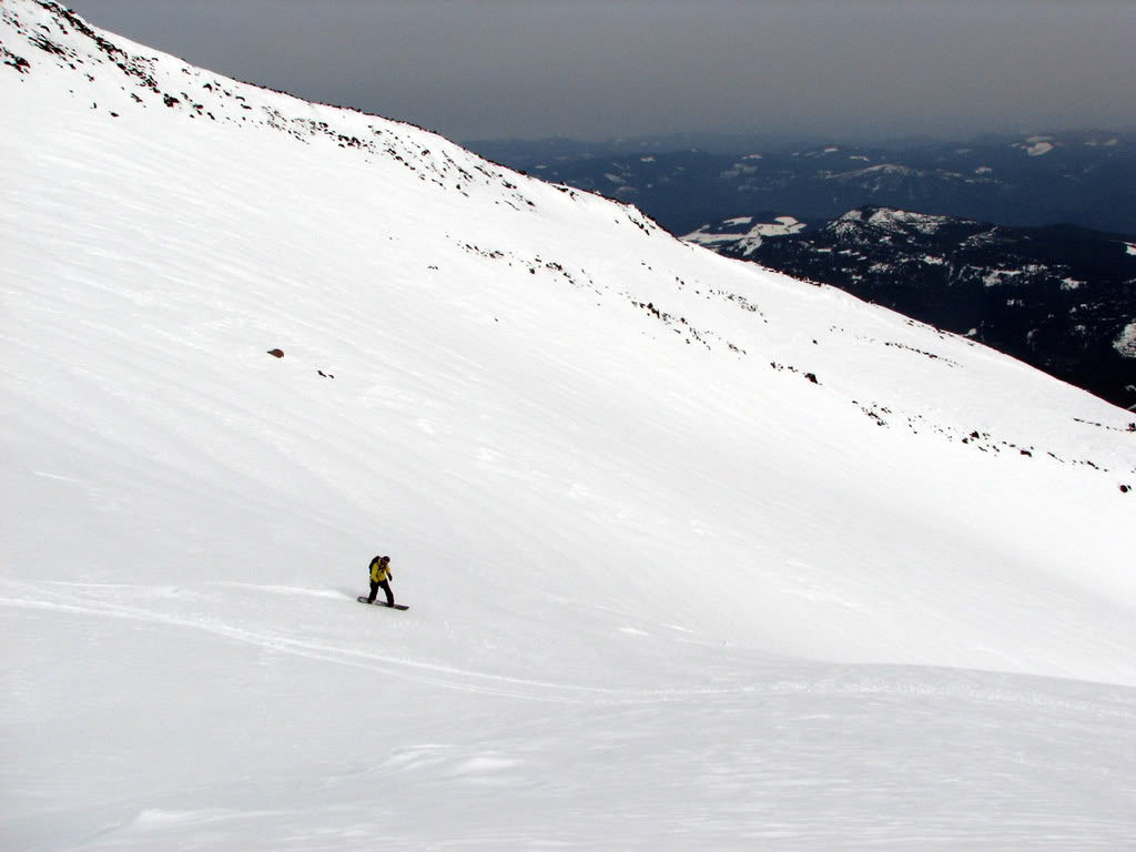 Making our way into the gully