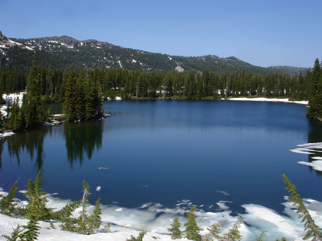 Heading out to Scout Lake for an overnight camping spot