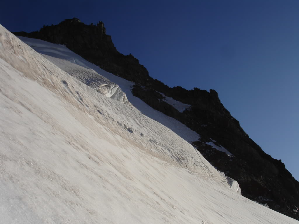 Some crevasses on the Jefferson Park Glacier