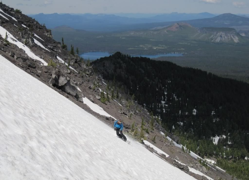 Making our way down the East side of Mount Washington