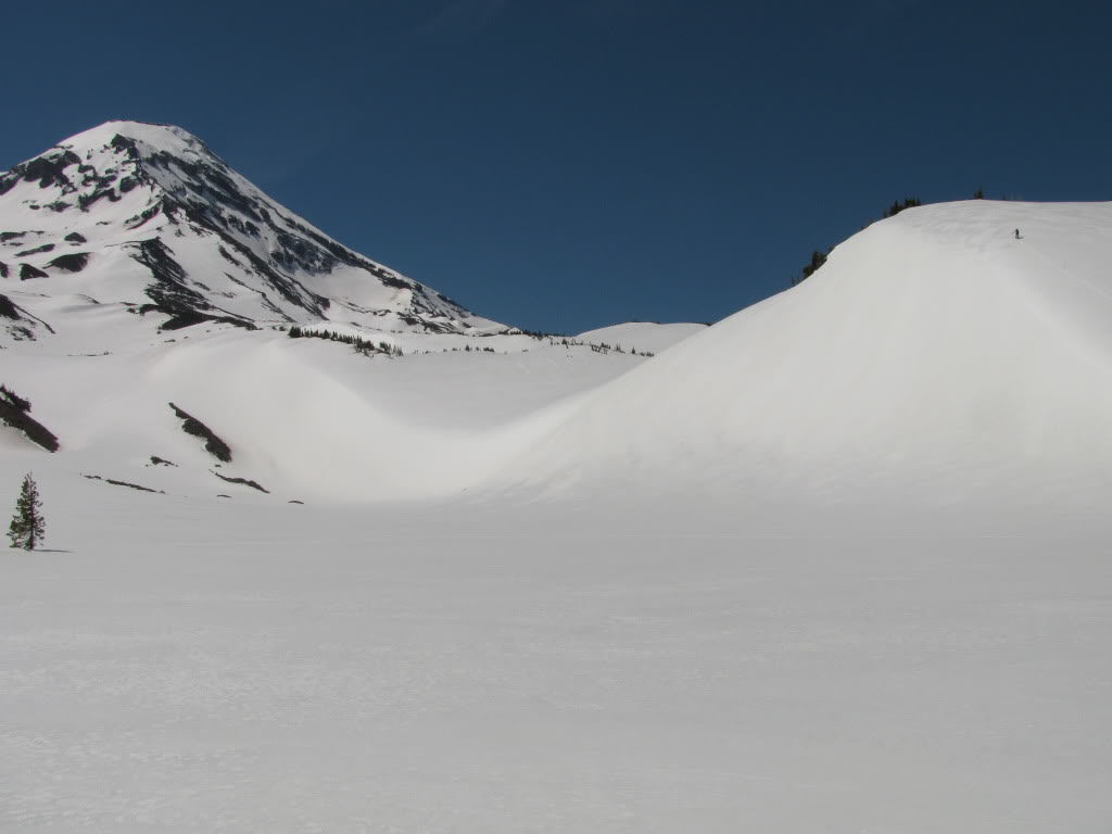 Skinning towards the South Sister