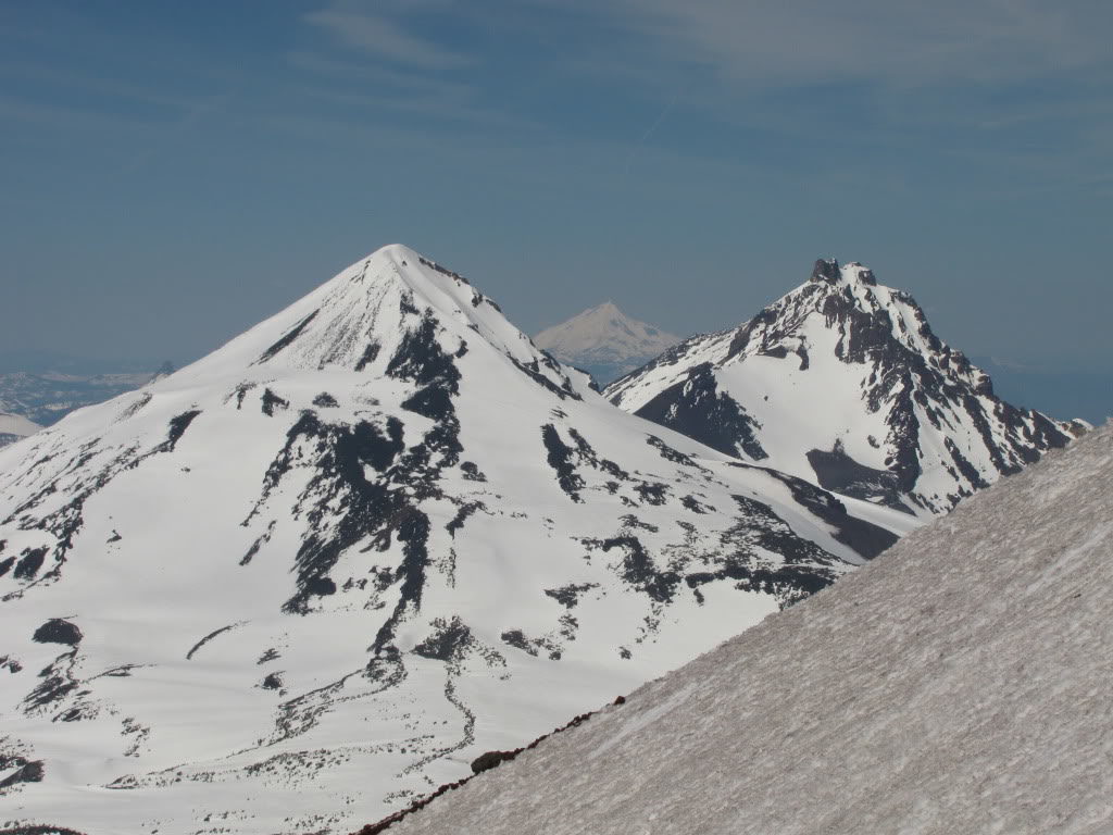 Looking North into the Three Sisters Wilderness from near the summit of the South Sister