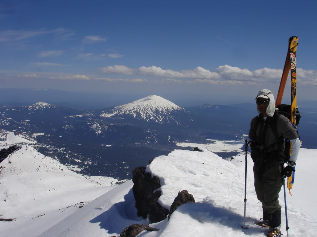 On the true summit of the South Sister