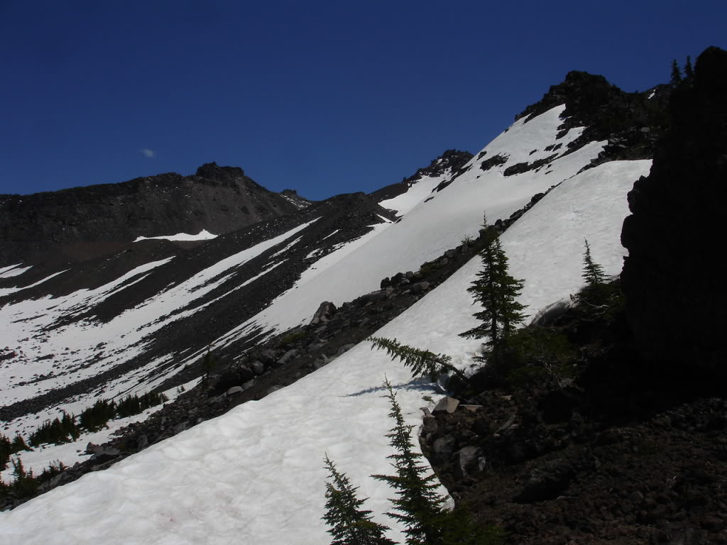 Looking at the false summit