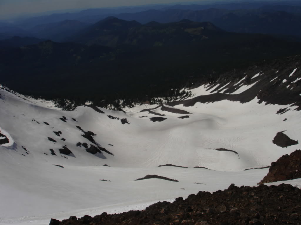 Looking north from the summit of Diamond Peak