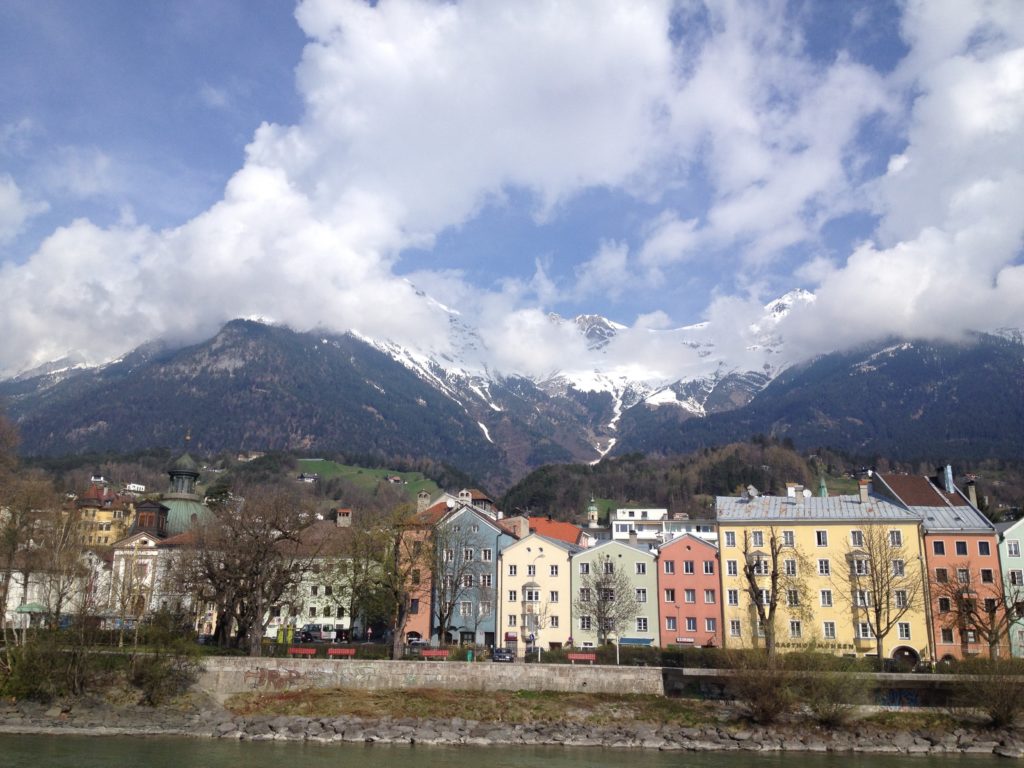 Arriving in Innsbruck Austria
