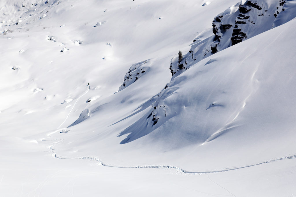 Laying down first tracks in the Zillertal Backcountry