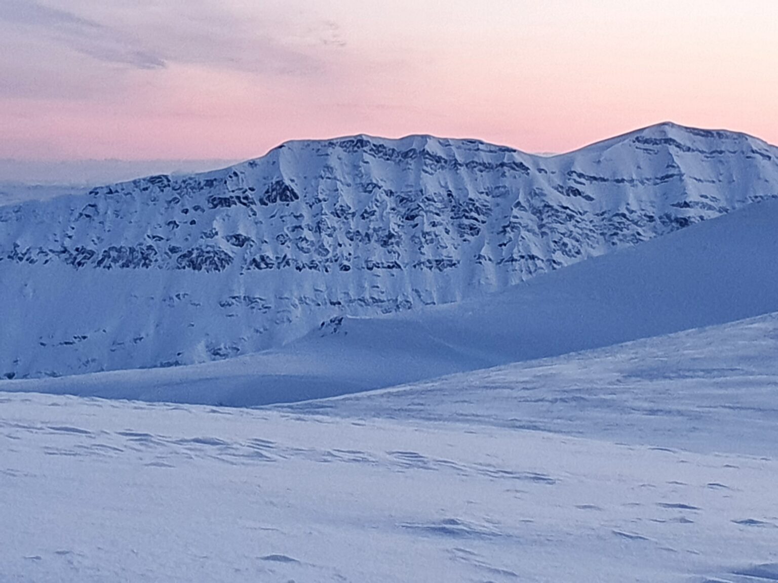 Sunrise in the backcountry