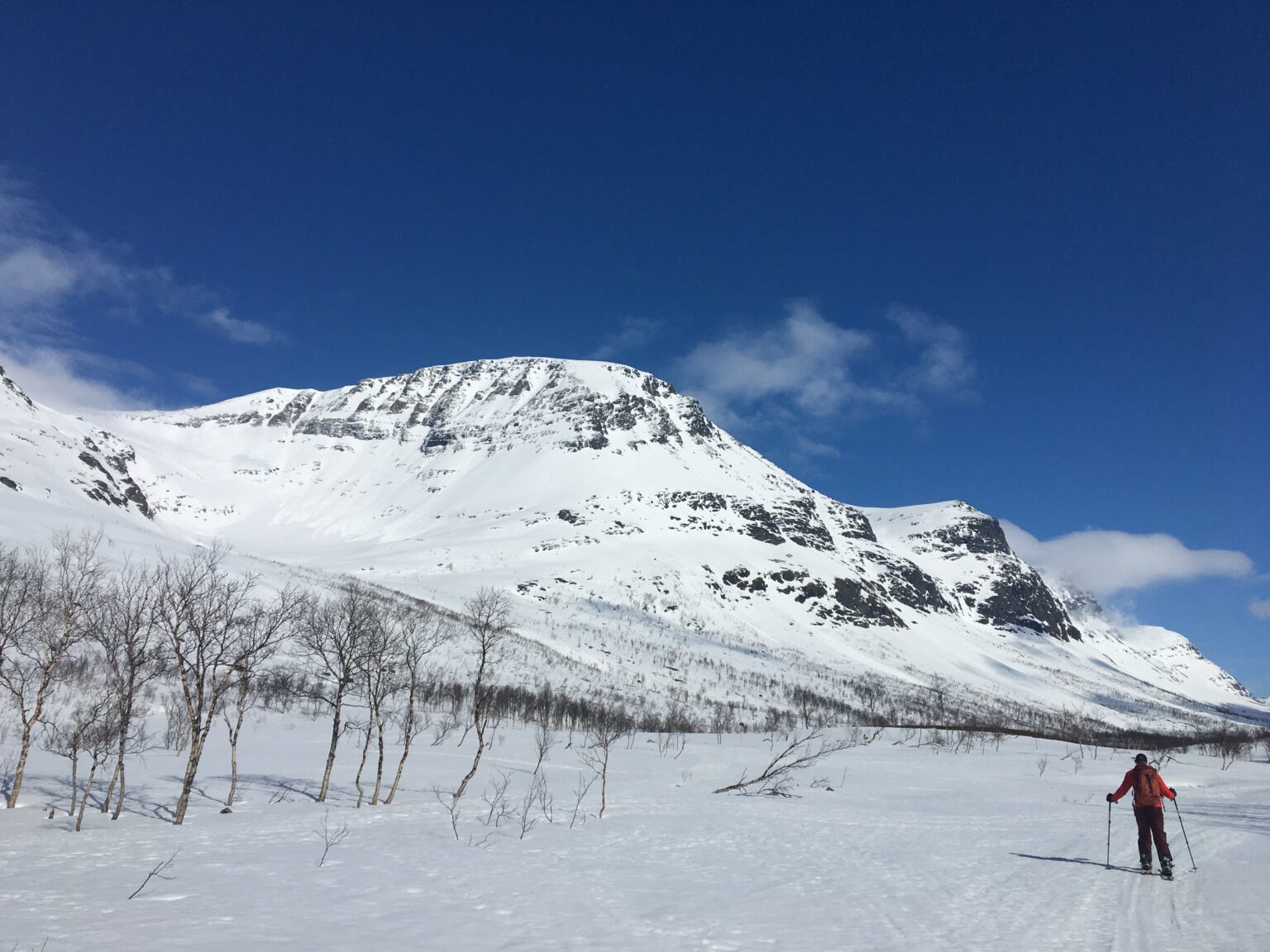 Looking up the Vassdalen Valley