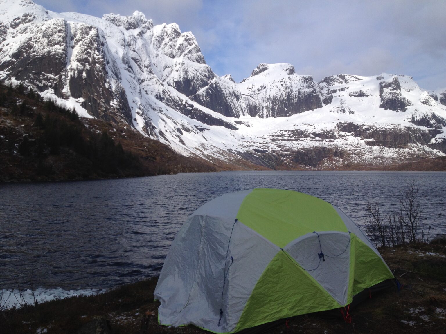 Camping in the Lofoten Islands