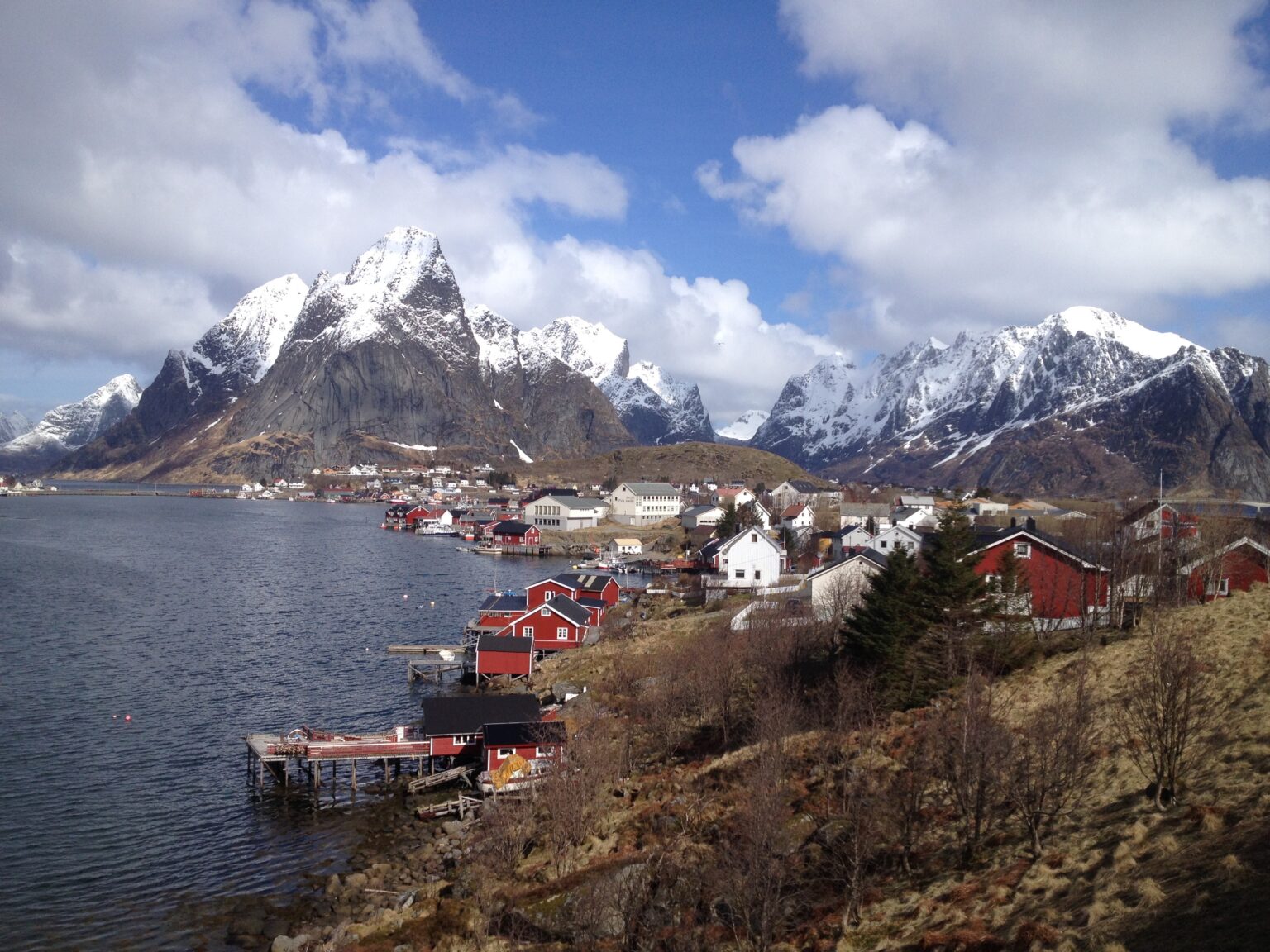 Stunning backdrop of the Lofoten Islands