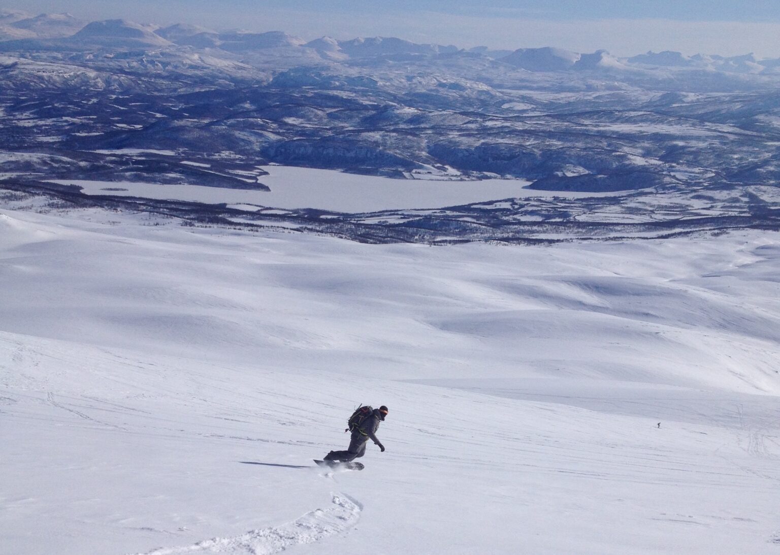 Nice views as we descend Haugafjellet