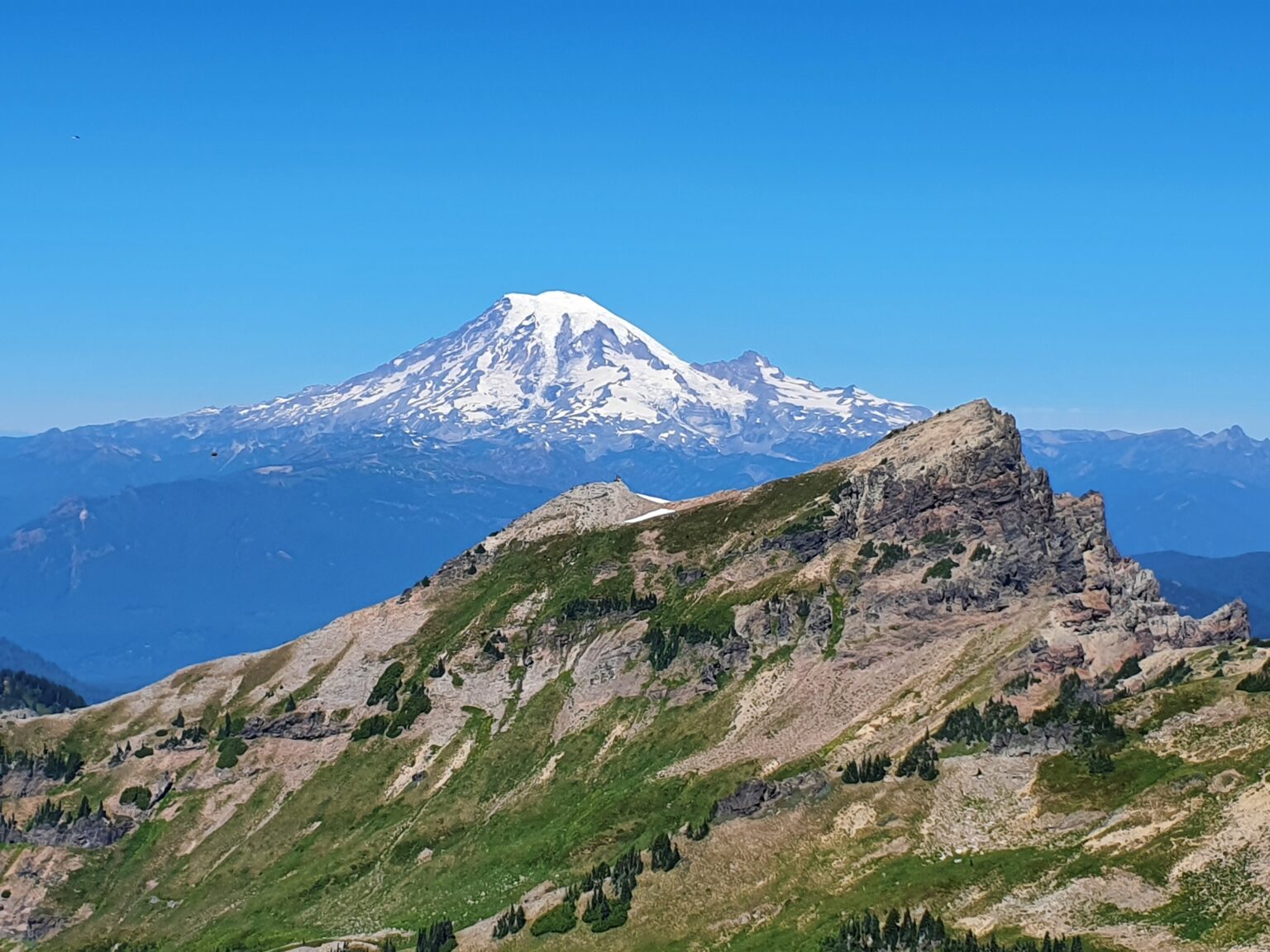 A closer look at Mount Rainier