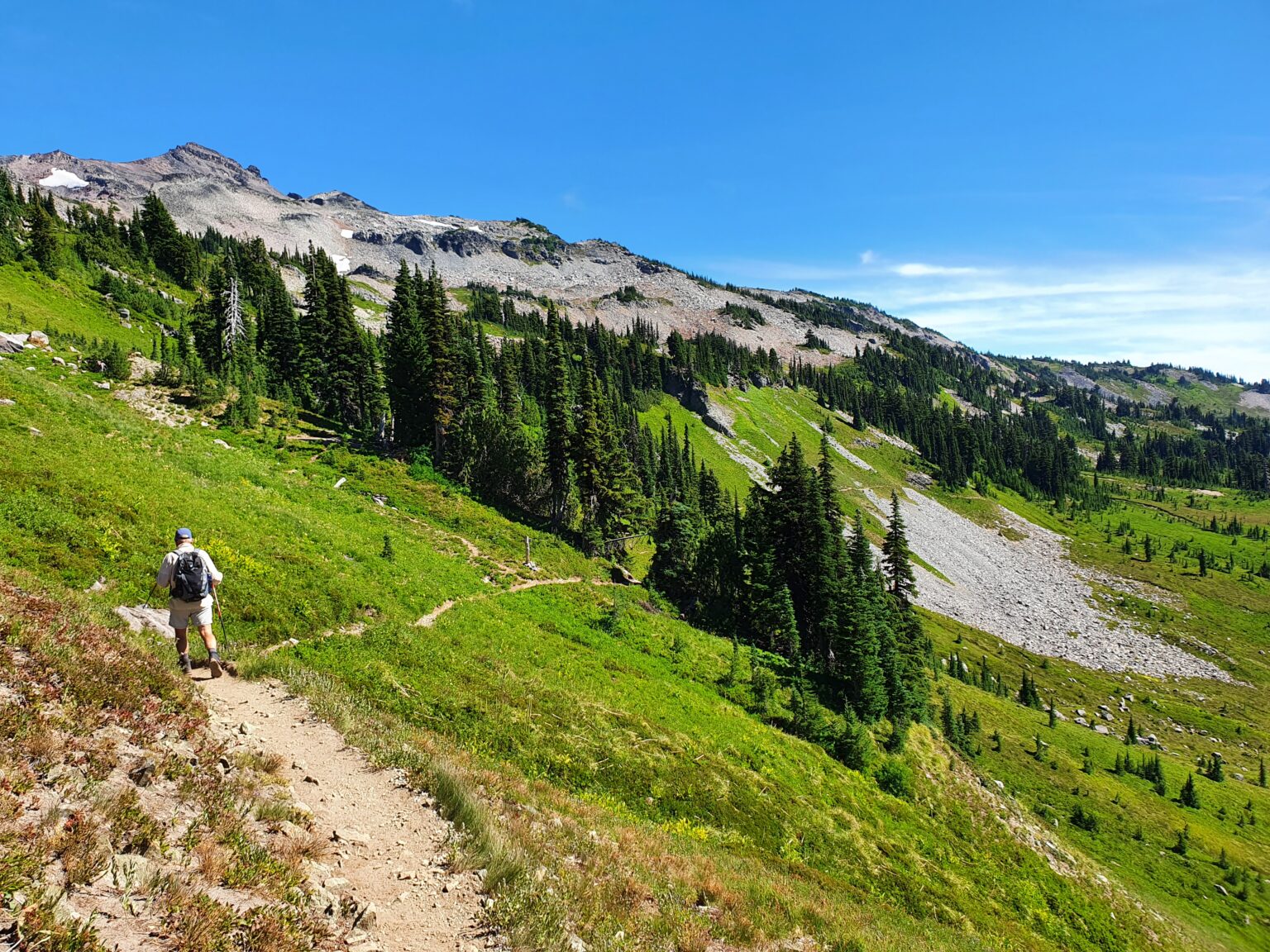 Making our way through Goat Rocks Wilderness