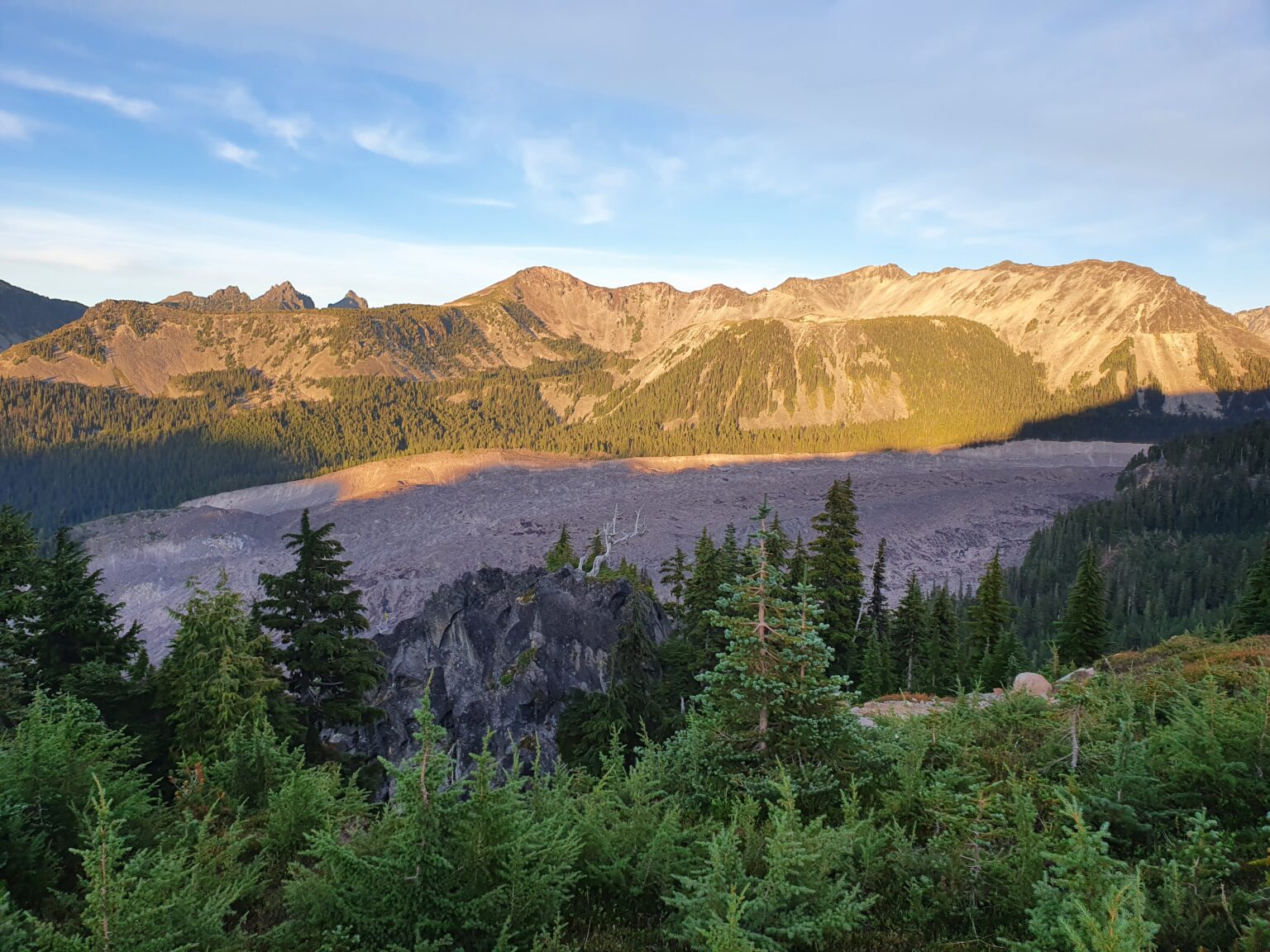 Looking towards Moraine Park and our Northern Loop from Seattle Park