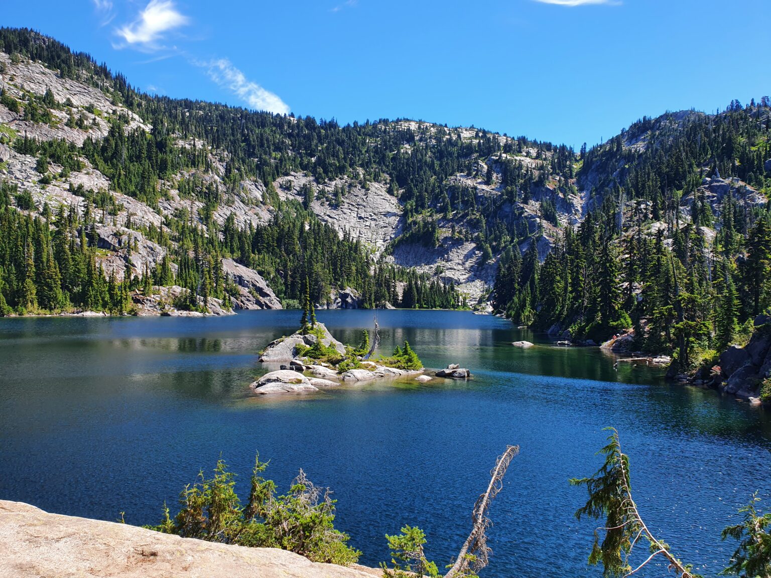 Last view of Tuck Lake