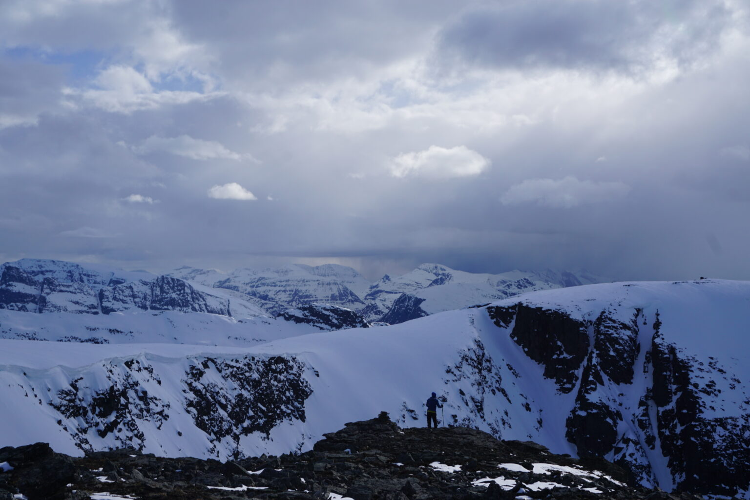 Enjoying the view of top of Sommarfjellet