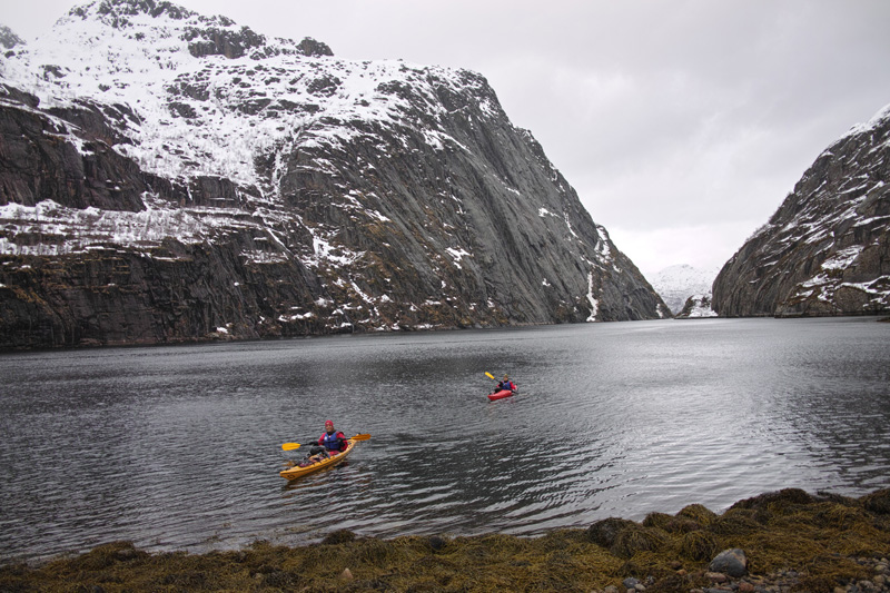 Arriving into the Trollfjord