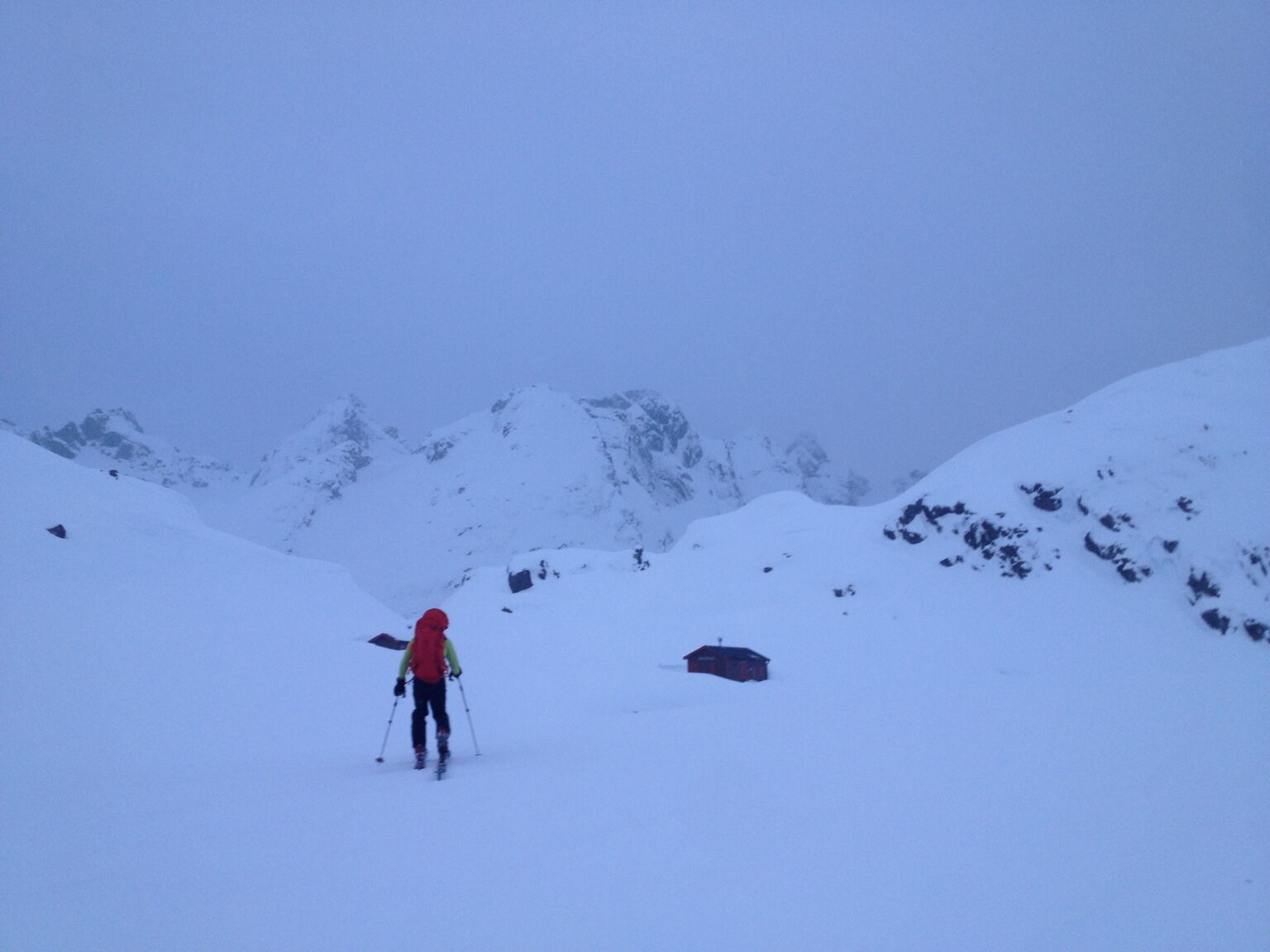 Heading to the Trollfjordhytta