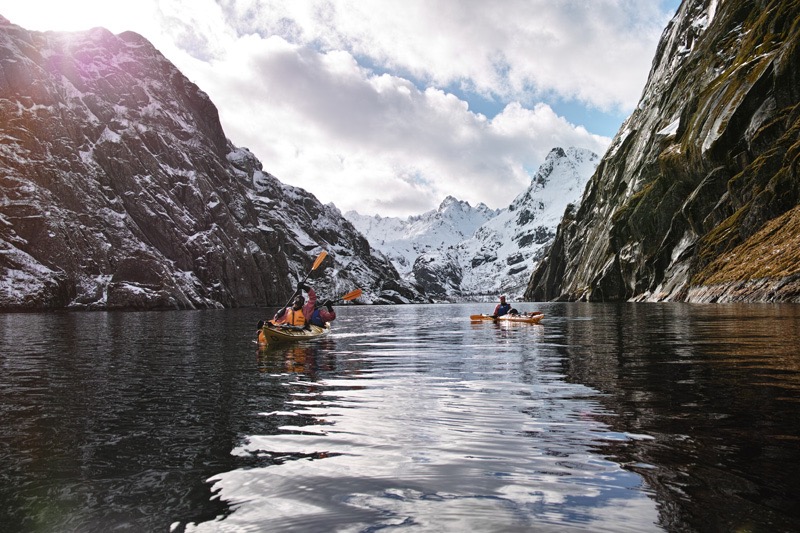 Kayaking back to civilisation