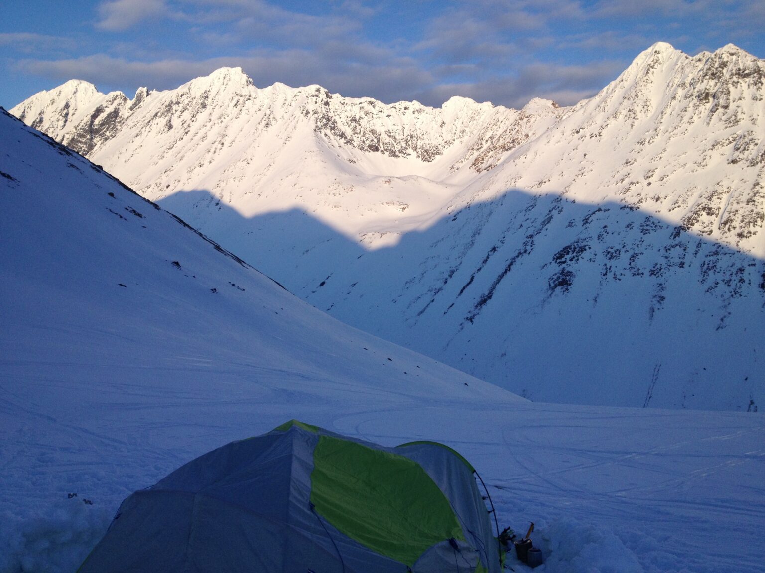 Stunning camping Spot in the Lyngen Alps