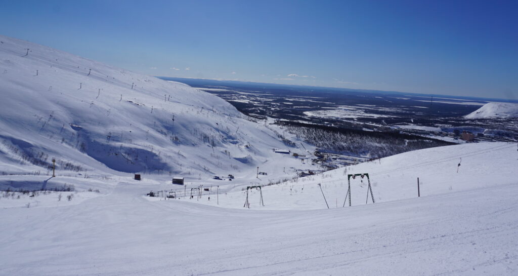 Checking out the Tbars within Bigwood Ski Resort