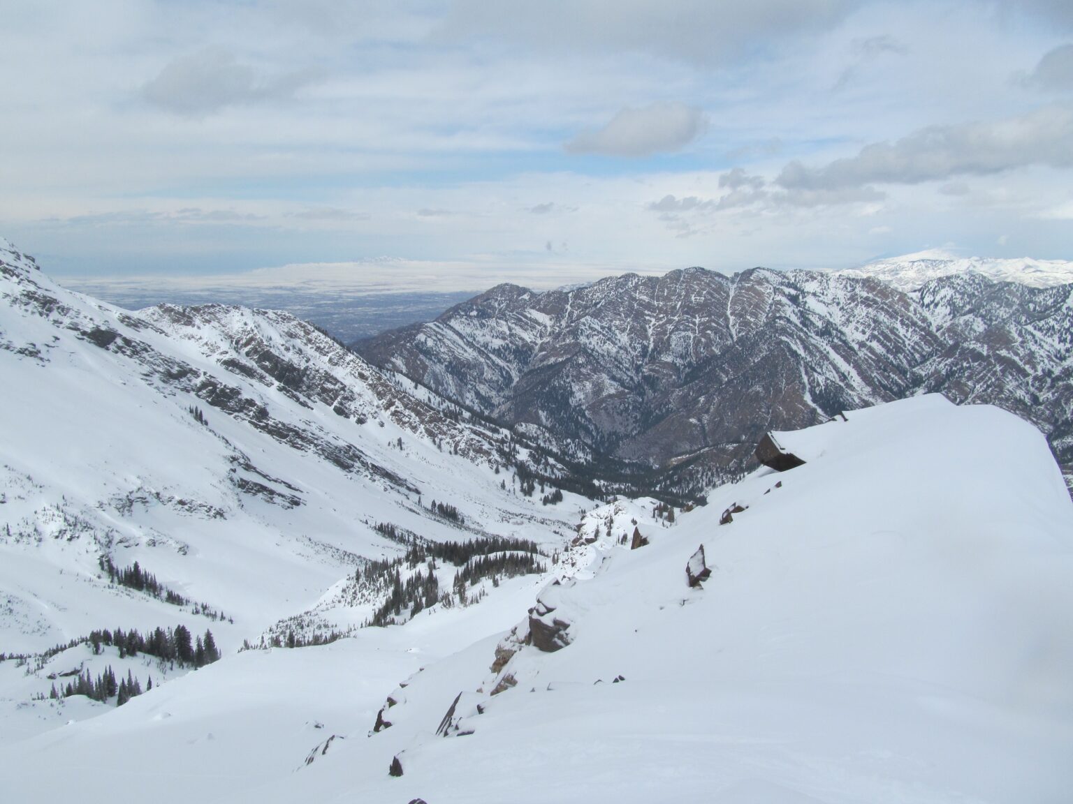 Our view from the North Ridge of Dromedary Peak