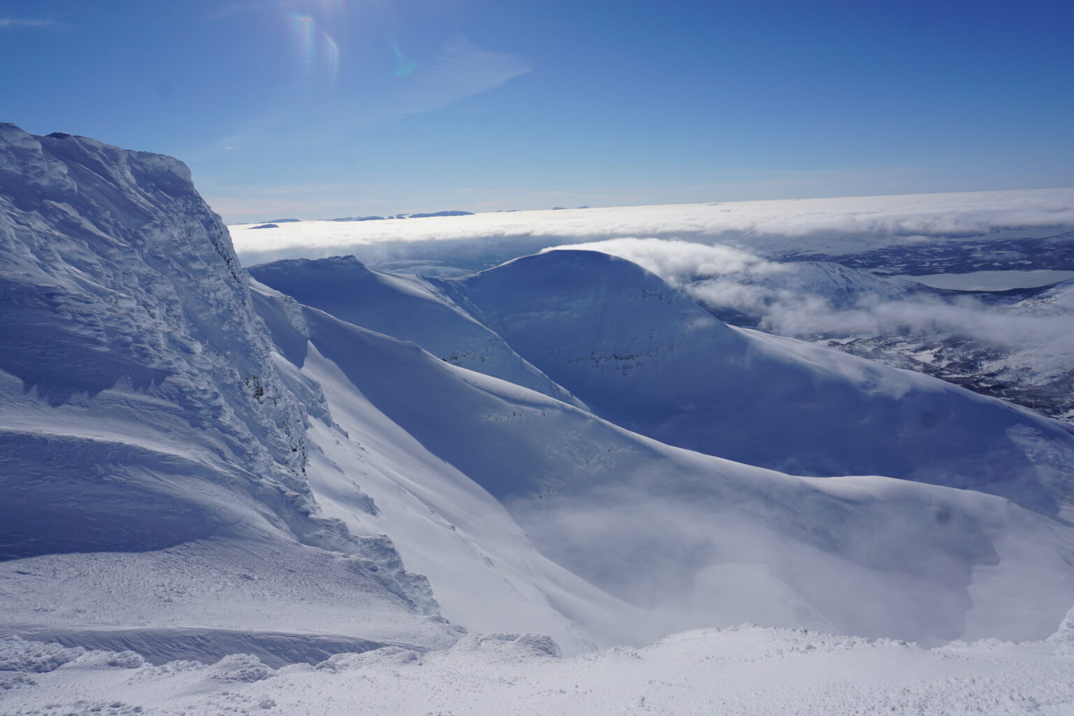 Looking towards Istinden East Bowl