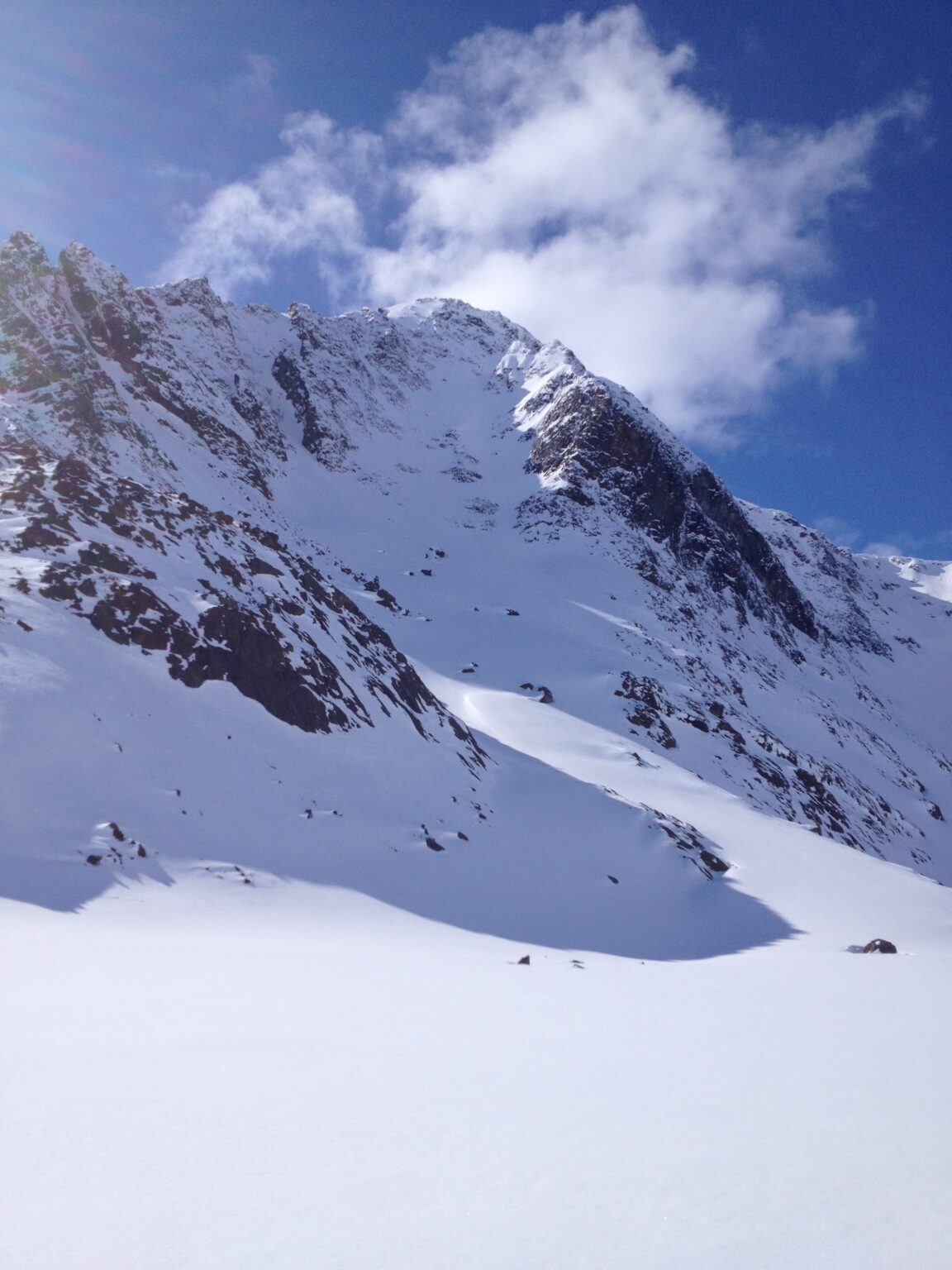 A closer look at Bredalfjellet from the north