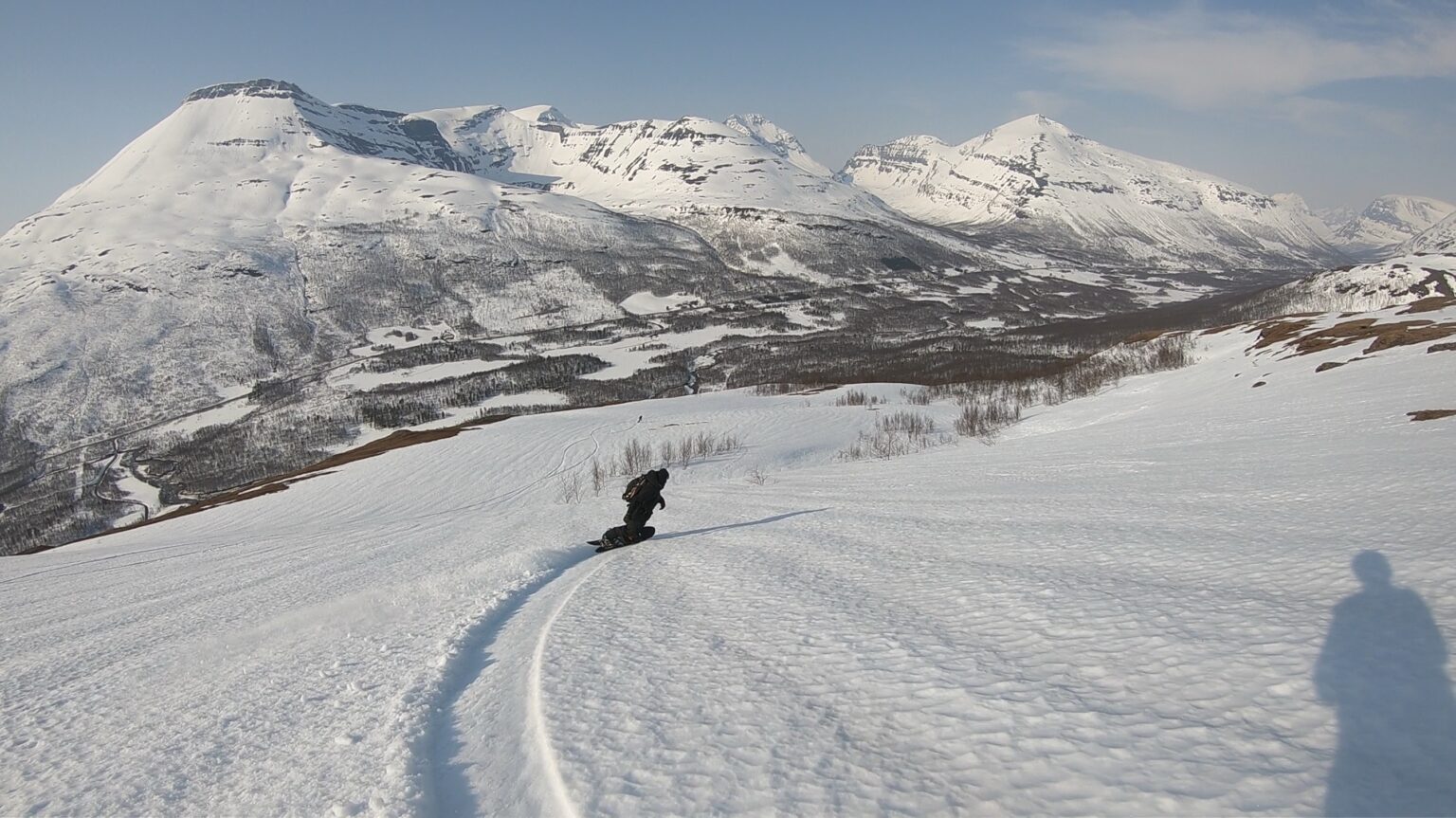 Finding good snow on the lower slopes