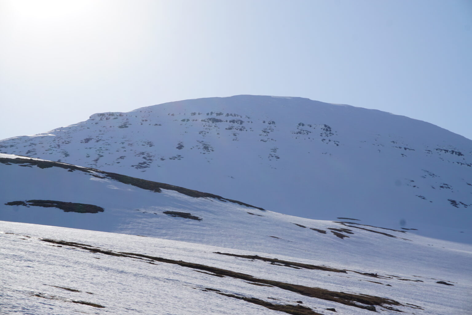 Looking at the North face of Rostakulen