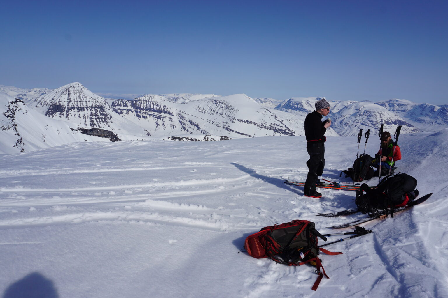 Hanging out on the summit