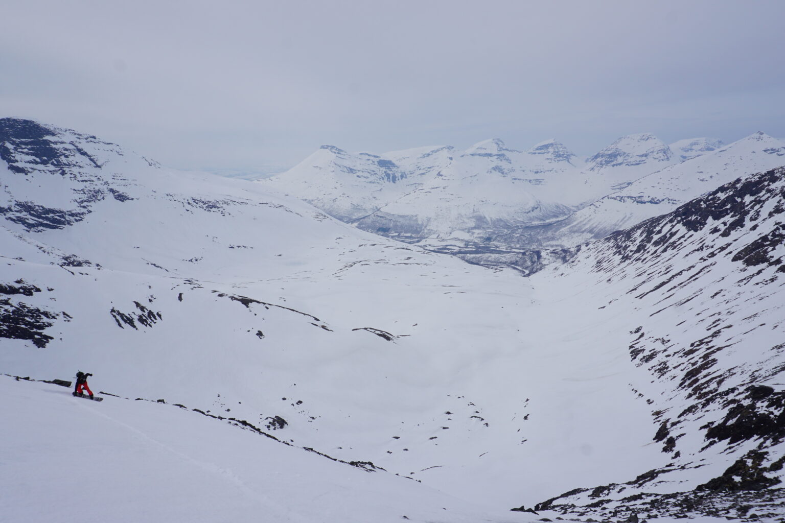 Our first run of the Melkefjellet and Istinden Ridge Traverse