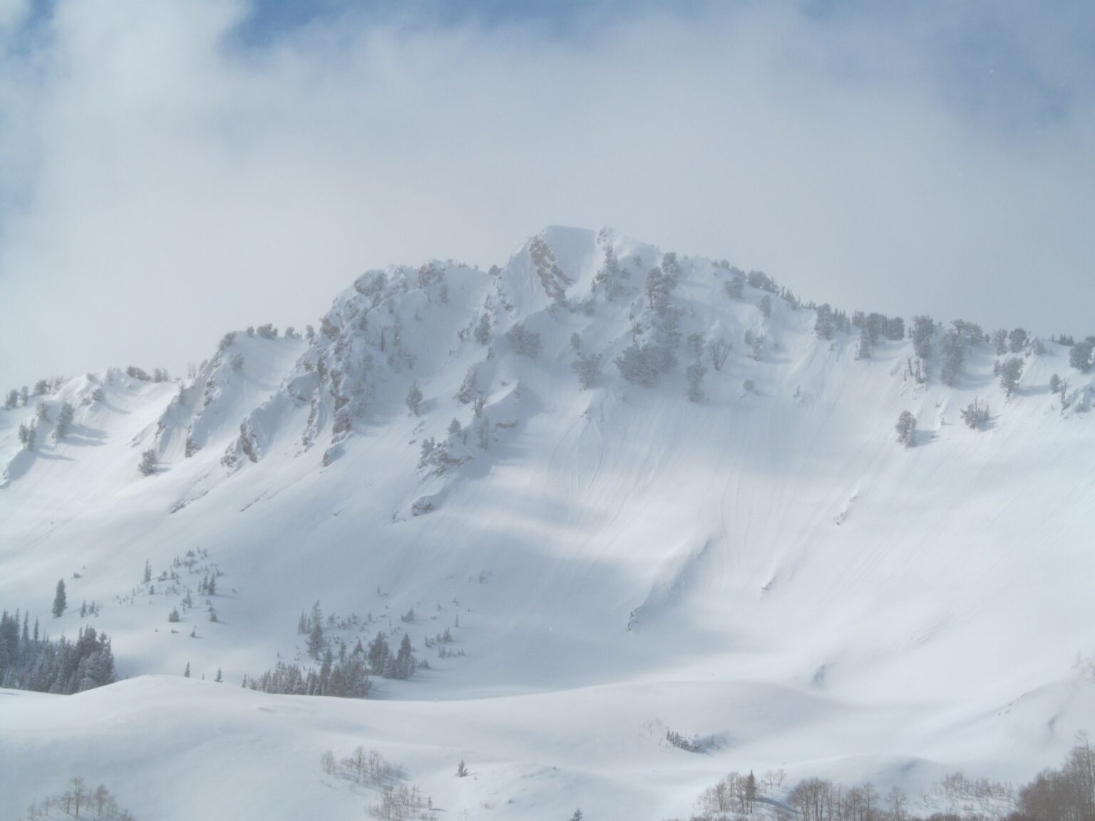 Looking at the East Face of Mount Raymond