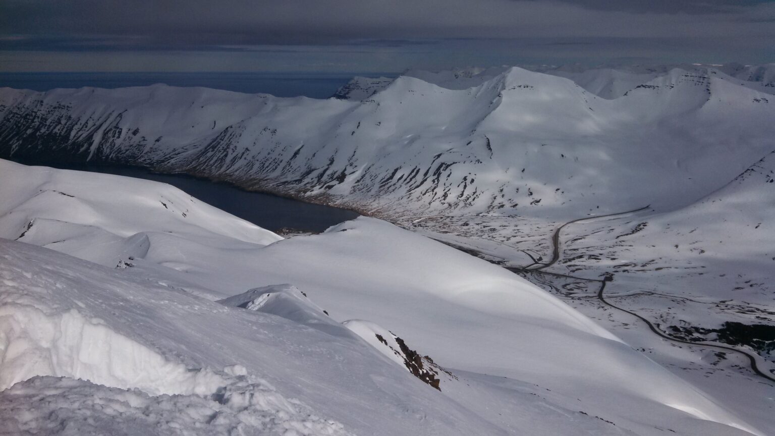 Summit views from the top of Arnfinnsfjall