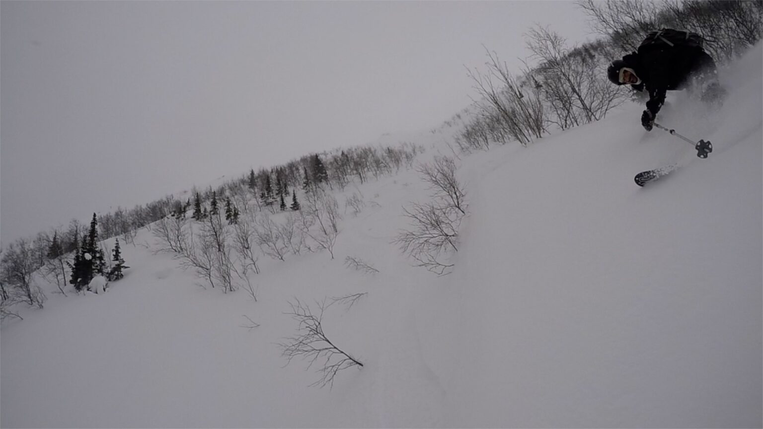 Looking back up the East face of Roadside Mountain