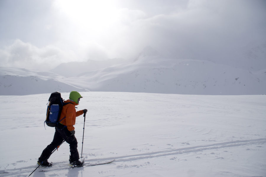 Starting off the Northern Section of the Lyngen Alps Traverse
