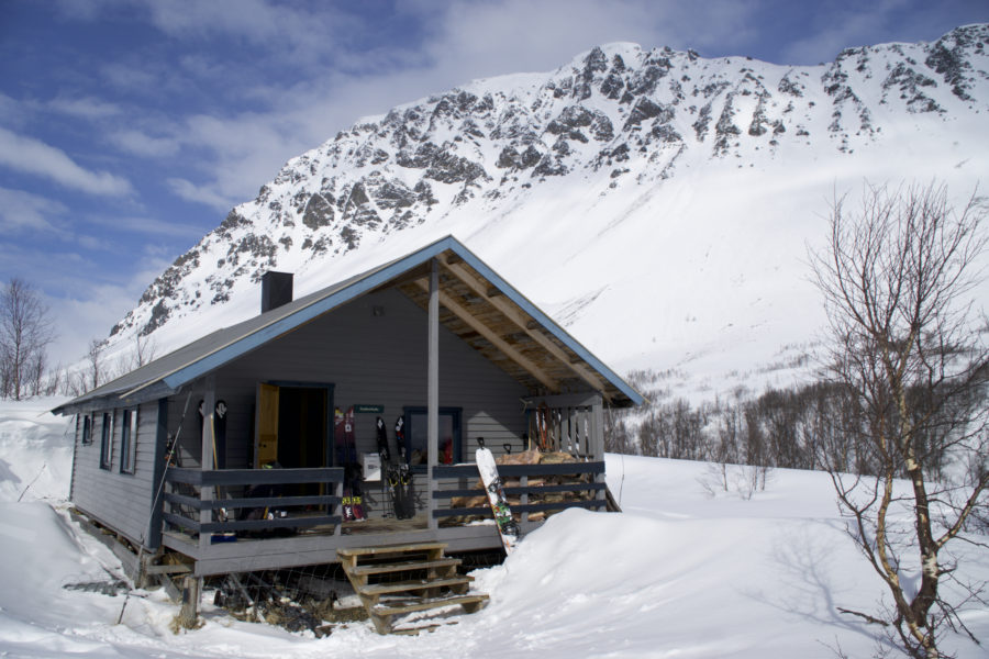 Our home for the first night of the Lyngen Alps Traverse