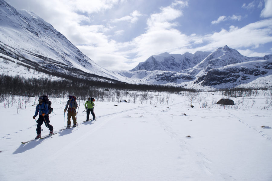 Heading north through the valley