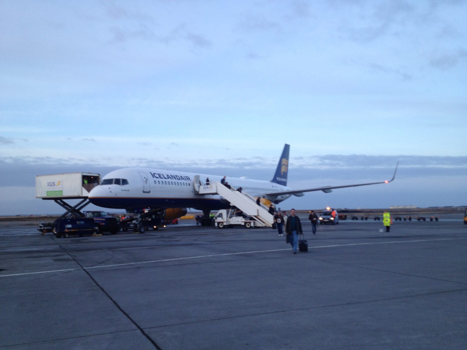 Arriving in Iceland