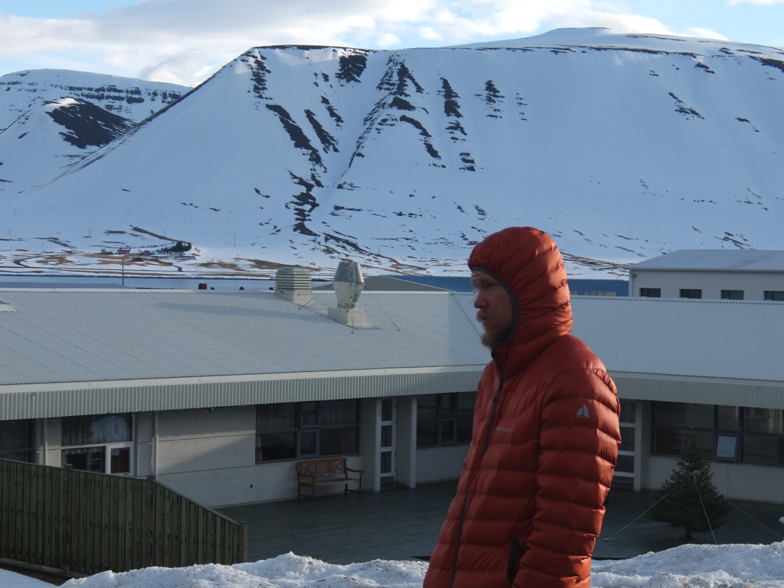 Looking at the ski touring terrain around Dýrafjörður