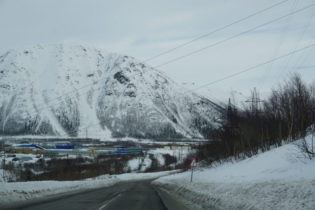 Driving in the Khibiny Mountains of Russia