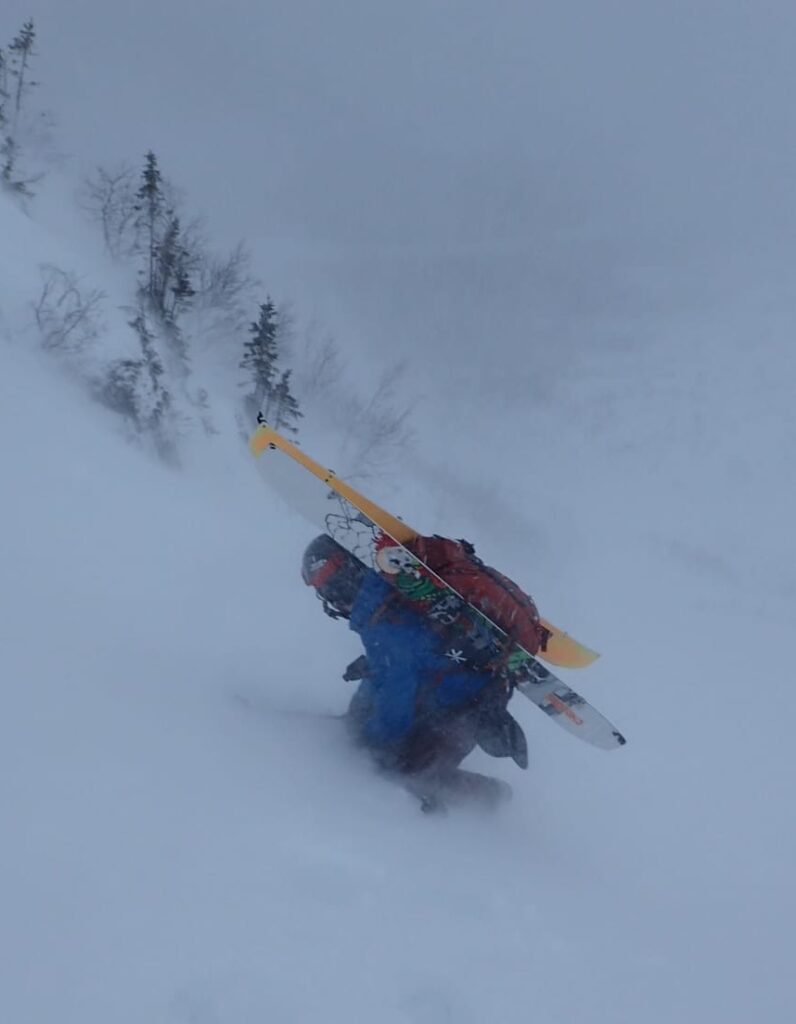 Finding horrible weather while climbing in the Khibiny Mountains of Russia